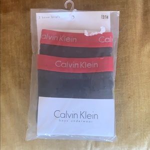 Calvin Klein Boys Boxer Briefs Set 12/14